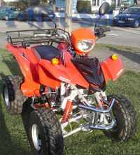 Nagelneuer HiSUN-Quad 4-Takter 200ccm orange *NEU*