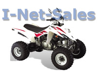 Nagelneuer HiSUN-Quad 4-Takter 350ccm wei/rot *NEU*