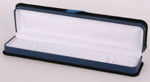 Geschenkbox Blau groß mit Schleife
