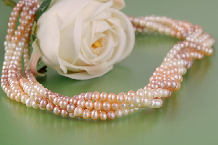 A1G natürlich Süßwasser Zucht Perlen Schmuck Perlenkette Halskette Kette Collier 