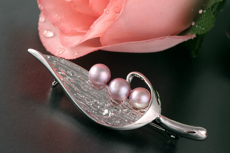 Süßwasser Zucht-Perlen-Kette Perlen 4-5mm -weiß-